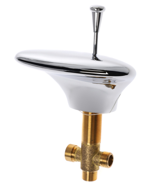 Смеситель на борт ванны однорычажный с душевым набором Orange Iris M41-333cr хром